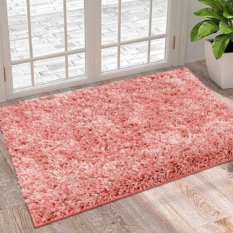 Fairmont Park Gaios Machine Woven Baby Pink Rug Wayfair.co.uk